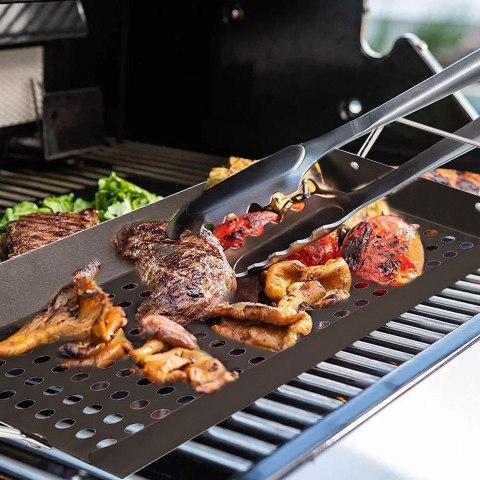 TACA DO GRILLOWANIA GRILLOWA ZE STALI NIERDZEWNEJ 38.5X20CM RUSZT MAESTRO MR-1006 TACA DO GRILLOWANIA GRILLOWA ZE STALI NIERDZEWNEJ 38.5X20CM RUSZT MAESTRO MR-1006