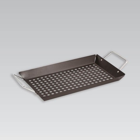 TACA DO GRILLOWANIA GRILLOWA ZE STALI NIERDZEWNEJ 38.5X20CM RUSZT MAESTRO MR-1006 TACA DO GRILLOWANIA GRILLOWA ZE STALI NIERDZEWNEJ 38.5X20CM RUSZT MAESTRO MR-1006