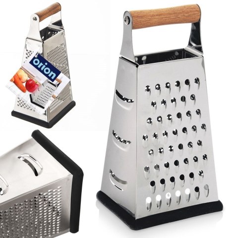 TARKA KUCHENNA DO WARZYW SERA ZIEMNIAKÓW CZEKOLADY STALOWA 4-STRONNA 22CM ORION 144807 TARKA KUCHENNA DO WARZYW SERA ZIEMNIAKÓW CZEKOLADY STALOWA 4-STRONNA 22CM ORION 144807