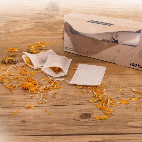 TOREBKI TEKSTYLNE DO ZAPARZANIA HERBATY ZIÓŁ NA PRZYPRAWY 100 SZTUK ORION 142254 TOREBKI TEKSTYLNE DO ZAPARZANIA HERBATY ZIÓŁ NA PRZYPRAWY 100 SZTUK ORION 142254