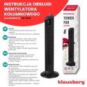WENTYLATOR KOLUMNOWY PODŁOGOWY Z PILOTEM 55W KLAUSBERG KB-7876