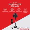 WENTYLATOR PODŁOGOWY Z PILOTEM I TIMEREM 40CM 50W KLAUSBERG KB-7885