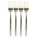 WIDELCZYKI DESEROWE DO CIASTA PRZEKĄSEK STALOWE ZŁOTE 4-ELE SATYNOWE EXCELLENT HOUSEWARE 139745 WIDELCZYKI DESEROWE DO CIASTA PRZEKĄSEK STALOWE ZŁOTE 4-ELE SATYNOWE EXCELLENT HOUSEWARE 139745