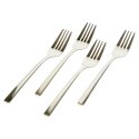 WIDELCZYKI DESEROWE DO CIASTA PRZEKĄSEK STALOWE ZŁOTE 4-ELE SATYNOWE EXCELLENT HOUSEWARE 139745 WIDELCZYKI DESEROWE DO CIASTA PRZEKĄSEK STALOWE ZŁOTE 4-ELE SATYNOWE EXCELLENT HOUSEWARE 139745