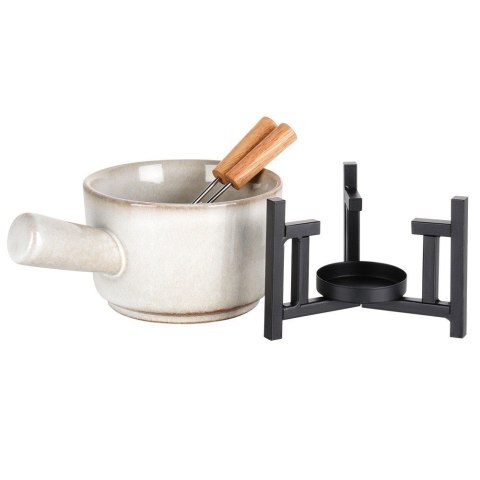 ZESTAW DO FONDUE PORCELANOWY KUBEK 450 ML 4 ELEMENTY EXCELLENT HOUSEWARE 259693 ZESTAW DO FONDUE PORCELANOWY KUBEK 450 ML 4 ELEMENTY EXCELLENT HOUSEWARE 259693