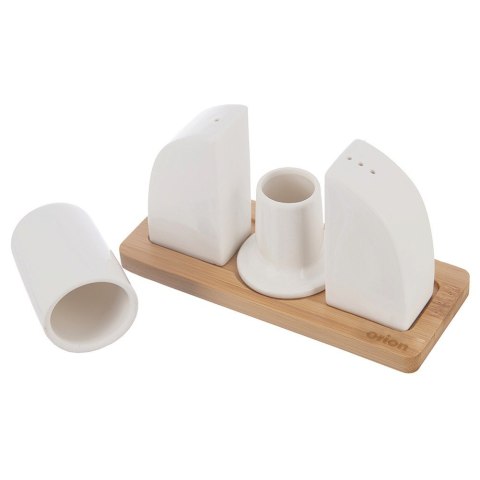 ZESTAW DO SOLI I PIEPRZU PORCELANOWY 4-ELE PRZYPRAWNIK SOLNICZKA + PIEPRZNICZKA WHITELINE ORION 152377 ZESTAW DO SOLI I PIEPRZU PORCELANOWY 4-ELE PRZYPRAWNIK SOLNICZKA + PIEPRZNICZKA WHITELINE ORION 152377
