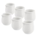 ZESTAW MLECZNIKÓW PORCELANOWYCH BIAŁY 6-ELE DZBANUSZEK NA MLEKO SOS MONA 20 ML ORION 155308