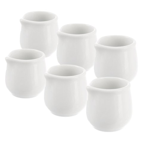 ZESTAW MLECZNIKÓW PORCELANOWYCH BIAŁY 6-ELE DZBANUSZEK NA MLEKO SOS MONA 20 ML ORION 155308 ZESTAW MLECZNIKÓW PORCELANOWYCH BIAŁY 6-ELE DZBANUSZEK NA MLEKO SOS MONA 20 ML ORION 155308