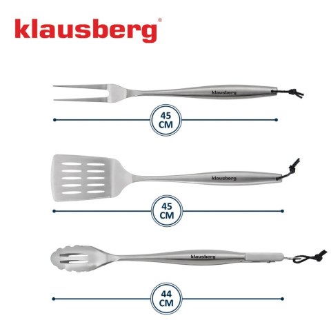 ZESTAW PRZYBORÓW DO GRILLA, 3 ELEMENTY, NARZĘDZIA DO GRILLOWANIA, KLAUSBERG KB-7900 ZESTAW PRZYBORÓW DO GRILLA, 3 ELEMENTY, NARZĘDZIA DO GRILLOWANIA, KLAUSBERG KB-7900