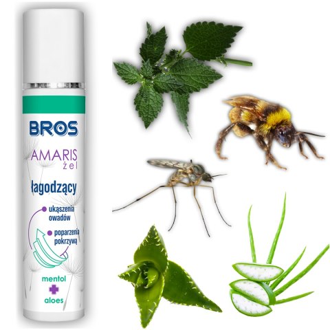 BROS - Amaris - żel łagodzący ukąszenia 50ml BROS - Amaris - żel łagodzący ukąszenia 50ml