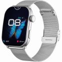 Smartwatch Damski GRAVITY GT28-10 Pasek + Bransoleta Biało Srebrny