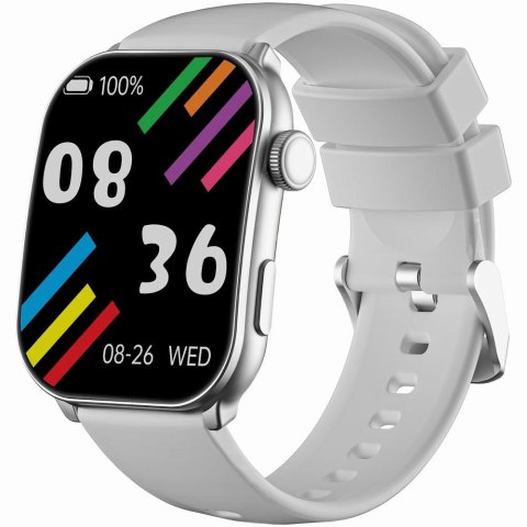 Smartwatch Damski GRAVITY GT28-10 Pasek + Bransoleta Biało Srebrny Smartwatch Damski GRAVITY GT28-10 Pasek + Bransoleta Biało Srebrny