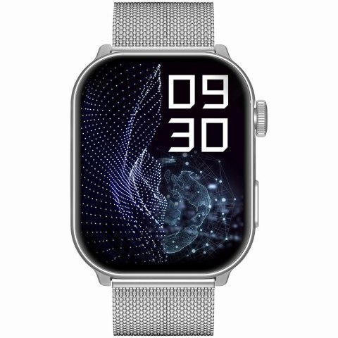 Smartwatch Damski GRAVITY GT28-10 Pasek + Bransoleta Biało Srebrny Smartwatch Damski GRAVITY GT28-10 Pasek + Bransoleta Biało Srebrny