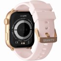Smartwatch Damski GRAVITY GT28-6 Pasek + Bransoleta Różowe złoto Różowy