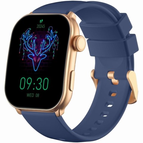 Smartwatch Damski GRAVITY GT28-8 Pasek + Bransoleta Różowe złoto Granatowy Smartwatch Damski GRAVITY GT28-8 Pasek + Bransoleta Różowe złoto Granatowy