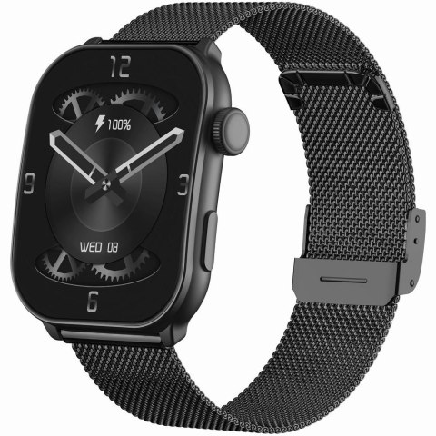 Smartwatch Męski GRAVITY GT28-1 Pasek + Bransoleta Czarny Smartwatch Męski GRAVITY GT28-1 Pasek + Bransoleta Czarny