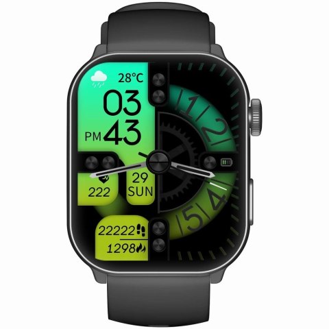 Smartwatch Męski GRAVITY GT28-1 Pasek + Bransoleta Czarny Smartwatch Męski GRAVITY GT28-1 Pasek + Bransoleta Czarny