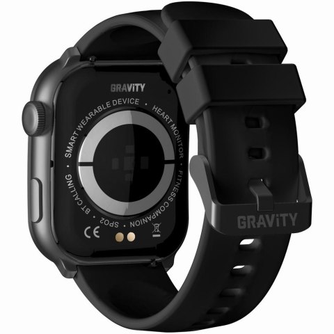 Smartwatch Męski GRAVITY GT28-1 Pasek + Bransoleta Czarny Smartwatch Męski GRAVITY GT28-1 Pasek + Bransoleta Czarny