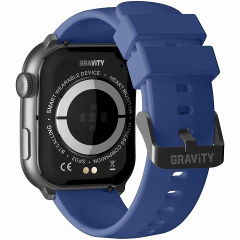Smartwatch Męski GRAVITY GT28-3 Pasek + Bransoleta Granatowo Czarny Smartwatch Męski GRAVITY GT28-3 Pasek + Bransoleta Granatowo Czarny