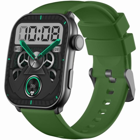 Smartwatch Męski GRAVITY GT28-4 Pasek + Bransoleta Zielono Czarny Smartwatch Męski GRAVITY GT28-4 Pasek + Bransoleta Zielono Czarny