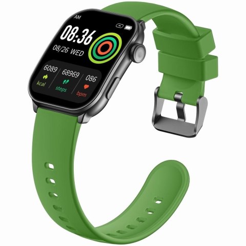 Smartwatch Męski GRAVITY GT28-4 Pasek + Bransoleta Zielono Czarny Smartwatch Męski GRAVITY GT28-4 Pasek + Bransoleta Zielono Czarny