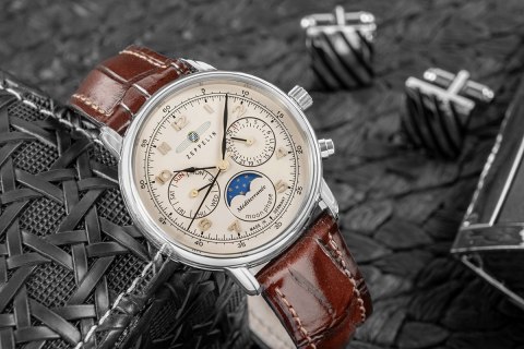 Zegarek Dęmski ZEPPELIN LZ121 Mediterranee Moonphase 9637-5 + BOX Zegarek Dęmski ZEPPELIN LZ121 Mediterranee Moonphase 9637-5 + BOX
