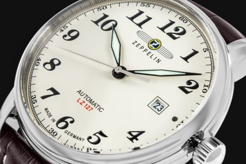 Zegarek Męski ZEPPELIN Automatic LZ 127 7656-5 + BOX Zegarek Męski ZEPPELIN Automatic LZ 127 7656-5 + BOX