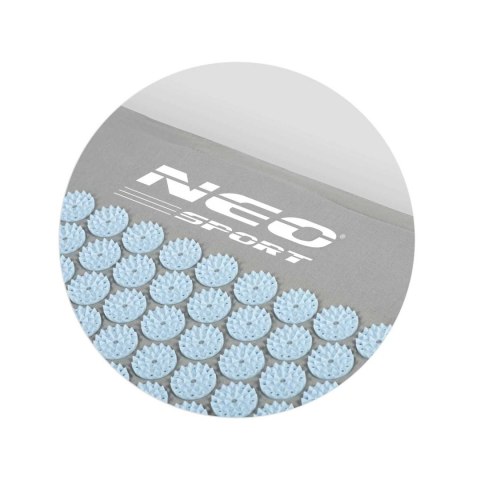 Mata do akupresury z kolcami Neo-Sport NS-901 szaro-niebieska Mata do akupresury z kolcami Neo-Sport NS-901 szaro-niebieska