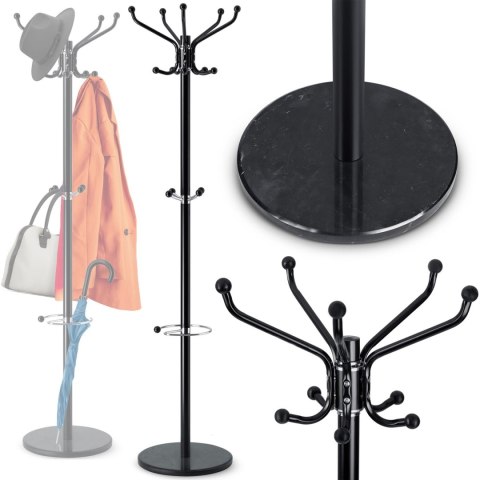 Wieszak na ubrania stojący z marmurową podstawą Massido 684100 Wieszak na ubrania stojący z marmurową podstawą Massido 684100