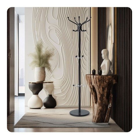 Wieszak na ubrania stojący z marmurową podstawą Massido 684100 Wieszak na ubrania stojący z marmurową podstawą Massido 684100