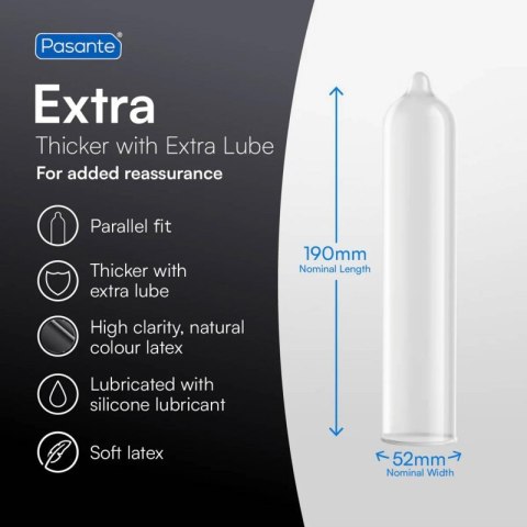 Pasante Extra Condoms 3 psc Pasante Extra Condoms 3 psc