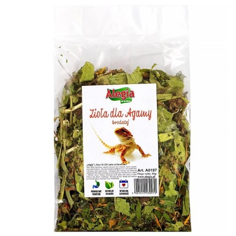 ALEGIA Zioła Dla Agamy Brodatej 80g ALEGIA Zioła Dla Agamy Brodatej 80g