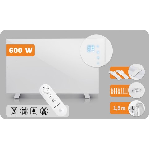 Grzejnik na podczerwień promiennik 600 W Berdsen BD-981 pilot WiFi aplikacja Grzejnik na podczerwień promiennik 600 W Berdsen BD-981 pilot WiFi aplikacja