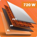 Grzejnik na podczerwień promiennik 720 W Berdsen BD-983 pilot WiFi aplikacja
