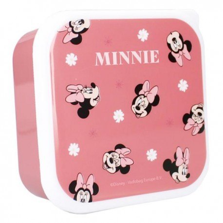 Śniadaniówka, snack box 3w1, myszka minnie, róż Śniadaniówka, snack box 3w1, myszka minnie, róż