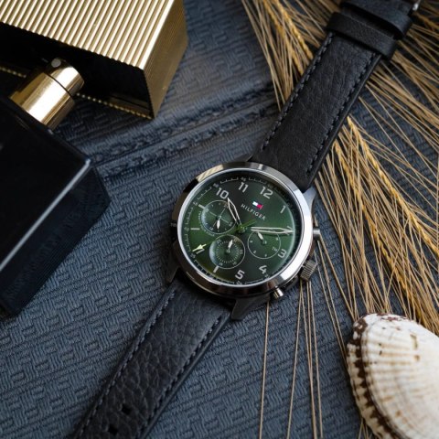 ZEGAREK MĘSKI TOMMY HILFIGER 1791856 ASHER (zf040c) + BOX ZEGAREK MĘSKI TOMMY HILFIGER 1791856 ASHER (zf040c) + BOX