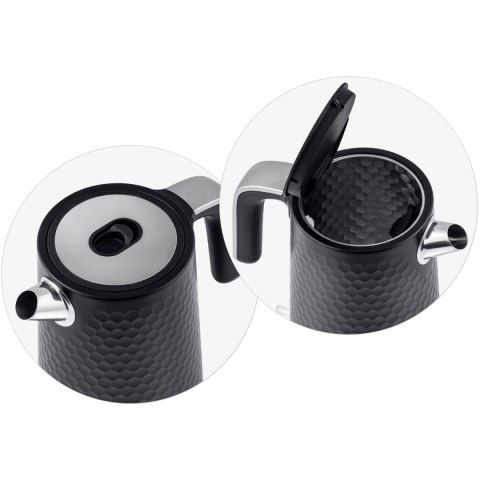 Czajnik elektryczny 1,7l Berdsen BD-705 czarno-srebrny Czajnik elektryczny 1,7l Berdsen BD-705 czarno-srebrny