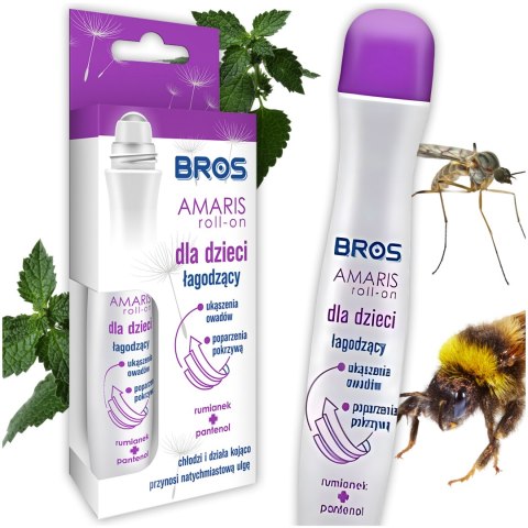 BROS - Amaris - roll-on dla dzieci łagodzący ukąszenia 15ml BROS - Amaris - roll-on dla dzieci łagodzący ukąszenia 15ml