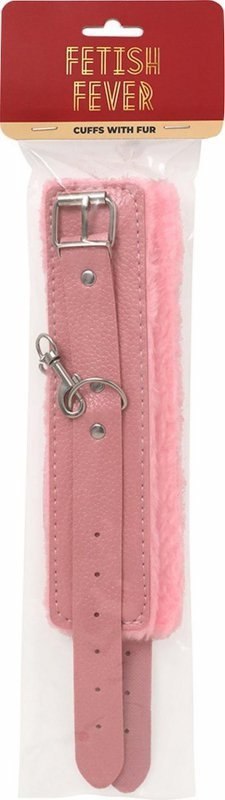 Fetish Fever - Cuffs With Fur - Pink