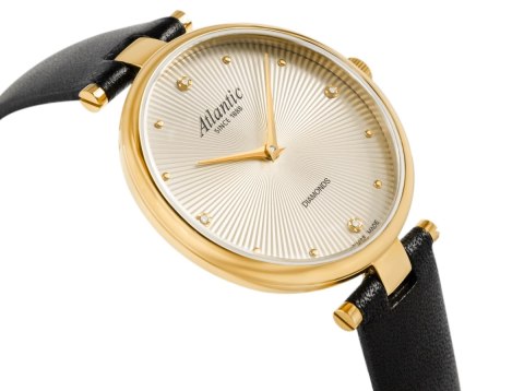 Zegarek Damski Atlantic Royal Diamonds 29044.45.37 + BOX Zegarek Damski Atlantic Royal Diamonds 29044.45.37 + BOX