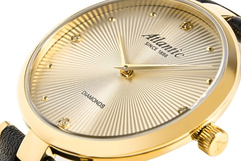 Zegarek Damski Atlantic Royal Diamonds 29044.45.37 + BOX Zegarek Damski Atlantic Royal Diamonds 29044.45.37 + BOX