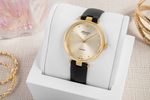 Zegarek Damski Atlantic Royal Diamonds 29044.45.37 + BOX Zegarek Damski Atlantic Royal Diamonds 29044.45.37 + BOX