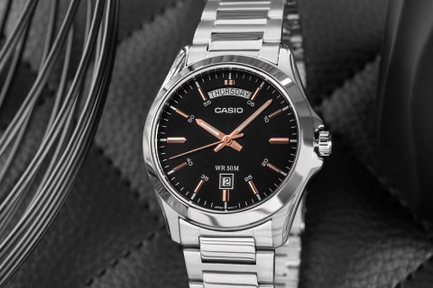 Zegarek Męski CASIO MTP-1370D-1A2VDF + BOX Zegarek Męski CASIO MTP-1370D-1A2VDF + BOX