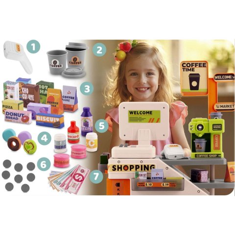 Interaktywna zabawka kasa sklepowa RK-822 Ricokids Interaktywna zabawka kasa sklepowa RK-822 Ricokids