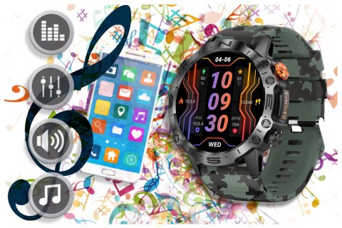 SMARTWATCH MĘSKI GRAVITY GT20-6 - AMOLED, DODATKOWY PASEK (sg024f) SMARTWATCH MĘSKI GRAVITY GT20-6 - AMOLED, DODATKOWY PASEK (sg024f)