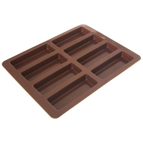 FORMA FOREMKA DO BATONÓW MUSLI SILIKONOWA BRĄZOWA SILLINIE 22X16.5X1.5CM ORION 151793 FORMA FOREMKA DO BATONÓW MUSLI SILIKONOWA BRĄZOWA SILLINIE 22X16.5X1.5CM ORION 151793