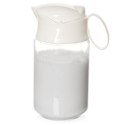 MLECZNIK SZKLANY Z UCHWYTEM DZBANUSZEK DZBANEK NA MLEKO 235ML ORION 155302