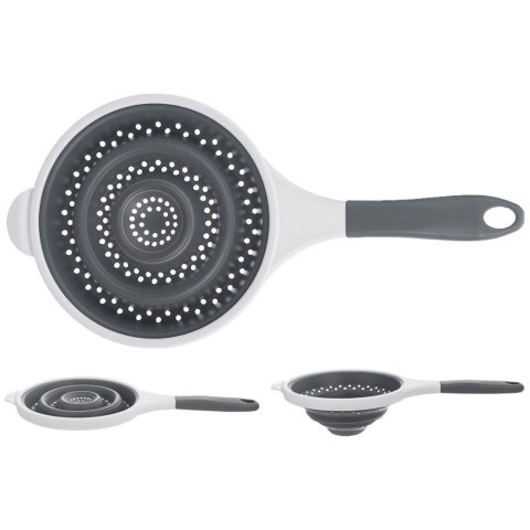 SITKO KUCHENNE SILIKONOWE SKŁADANE DURSZLAK SITO CEDZAK KEMP 25.5CM ORION 124472 SITKO KUCHENNE SILIKONOWE SKŁADANE DURSZLAK SITO CEDZAK KEMP 25.5CM ORION 124472