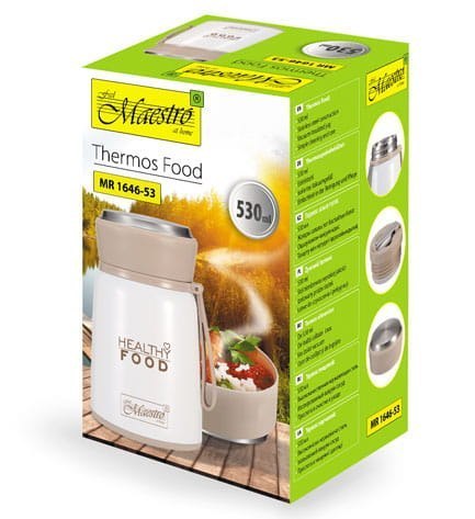 TERMOS OBIADOWY 530ml MAESTRO MR-1646-53 TERMOS OBIADOWY 530ml MAESTRO MR-1646-53
