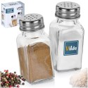 ZESTAW DO SOLI I PIEPRZU 2-ELE SOLNICZKA + PIEPRZNICZKA SZKLANA 80ML VILDE 229152 ZESTAW DO SOLI I PIEPRZU 2-ELE SOLNICZKA + PIEPRZNICZKA SZKLANA 80ML VILDE 229152